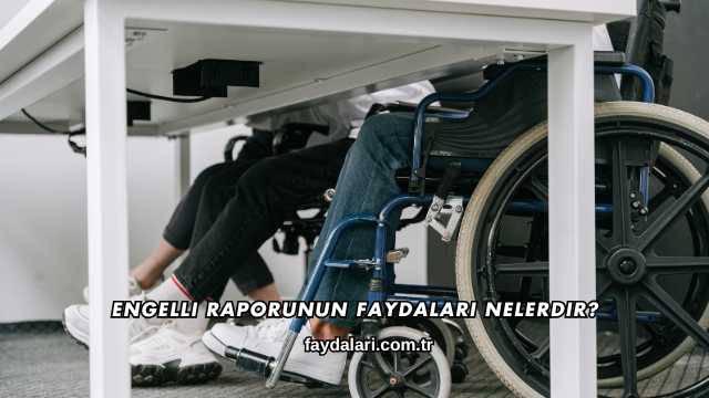 Engelli Raporunun Faydaları Nelerdir?