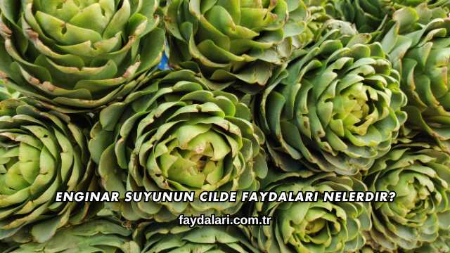 Enginar Suyunun Cilde Faydaları Nelerdir?