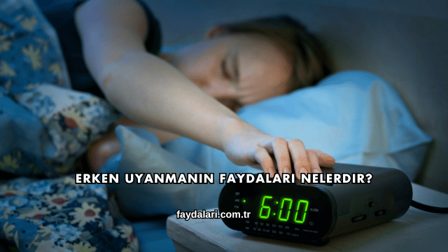 Erken Uyanmanın Faydaları Nelerdir?