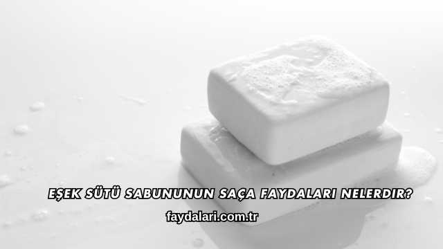 Eşek Sütü Sabununun Saça Faydaları Nelerdir?