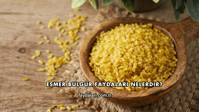 Esmer Bulgur Faydaları Nelerdir?