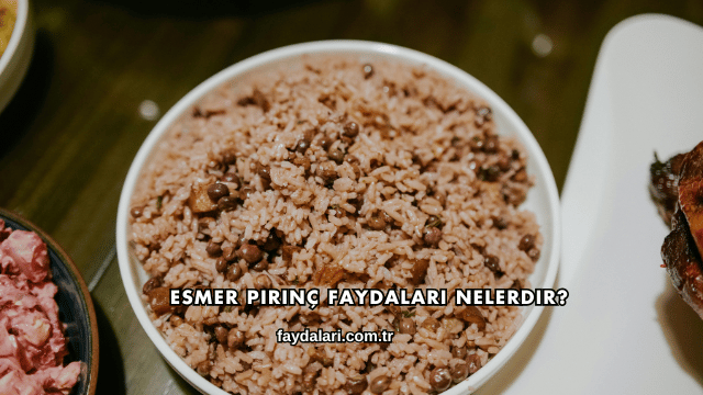 Esmer Pirinç Faydaları Nelerdir?