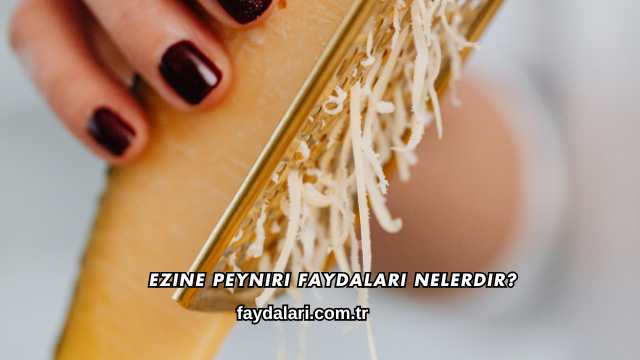 Ezine Peyniri Faydaları Nelerdir?