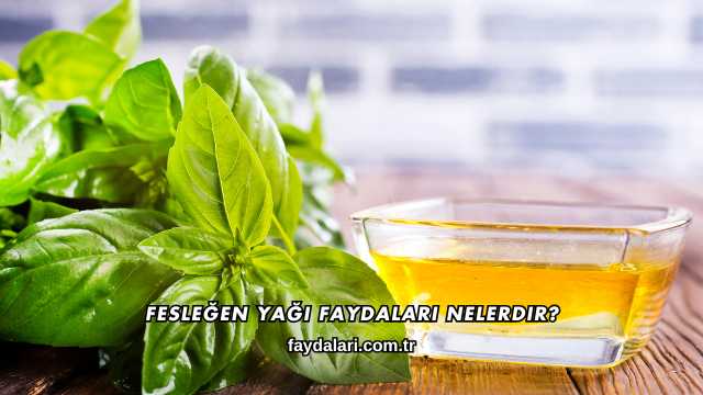 Fesleğen Yağı Faydaları Nelerdir?