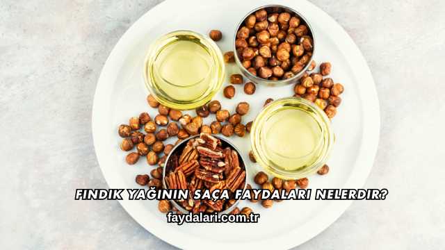 Fındık Yağının Saça Faydaları Nelerdir?