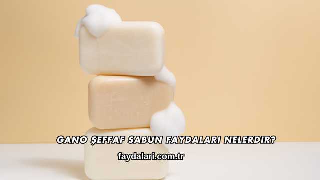 Gano Şeffaf Sabun Faydaları Nelerdir?