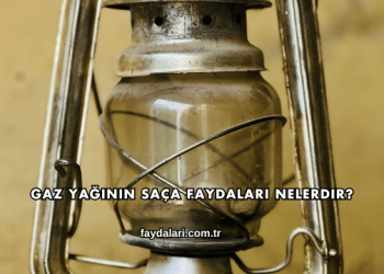 Gaz Yağının Saça Faydaları Nelerdir?