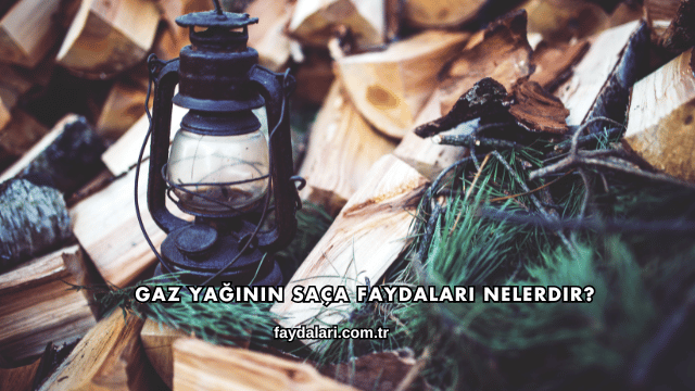 Gaz Yağının Saça Faydaları Nelerdir?