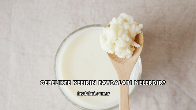 Gebelikte Kefirin Faydaları Nelerdir?