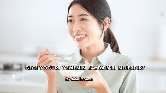 Gece Yoğurt Yemenin Faydaları Nelerdir?