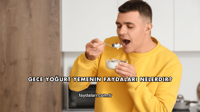Gece Yoğurt Yemenin Faydaları Nelerdir?