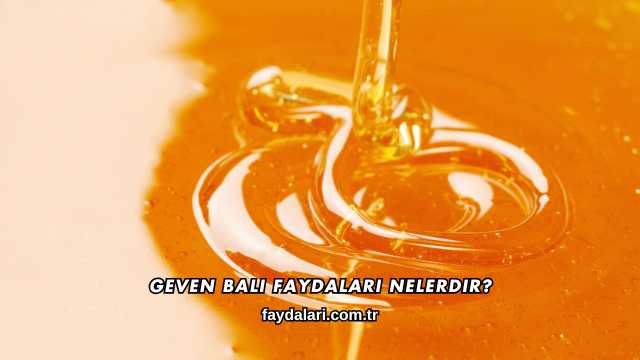 Geven Balı Faydaları Nelerdir?