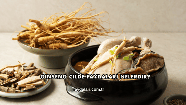 Ginseng Cilde Faydaları Nelerdir?