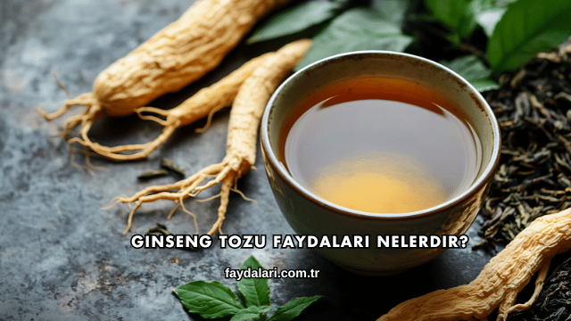 Ginseng Tozu Faydaları Nelerdir?