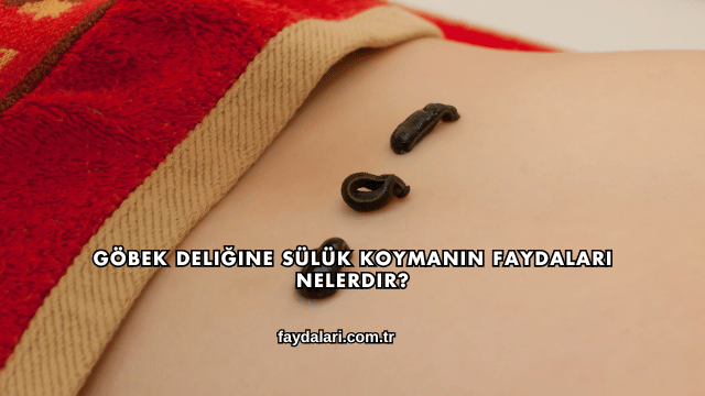 Göbek Deliğine Sülük Koymanın Faydaları Nelerdir?