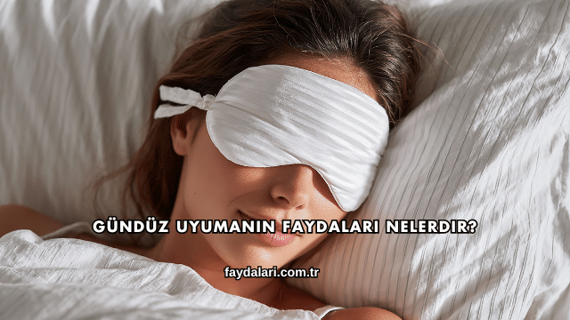 Gündüz Uyumanın Faydaları Nelerdir?