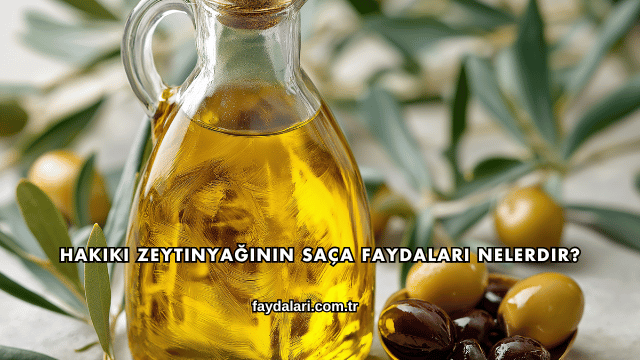 Hakiki Zeytinyağının Saça Faydaları Nelerdir?