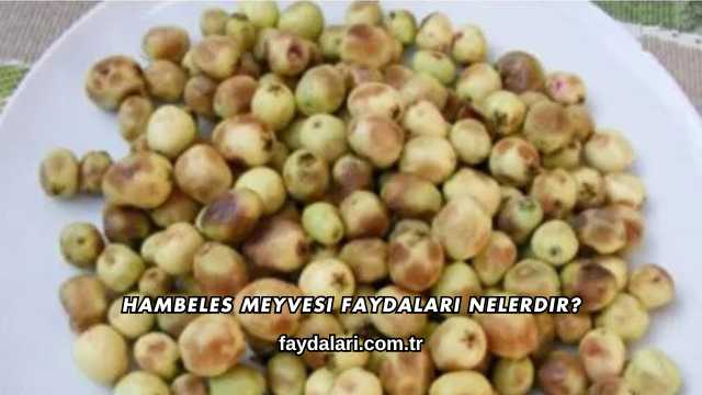 Hambeles Meyvesi Faydaları Nelerdir?