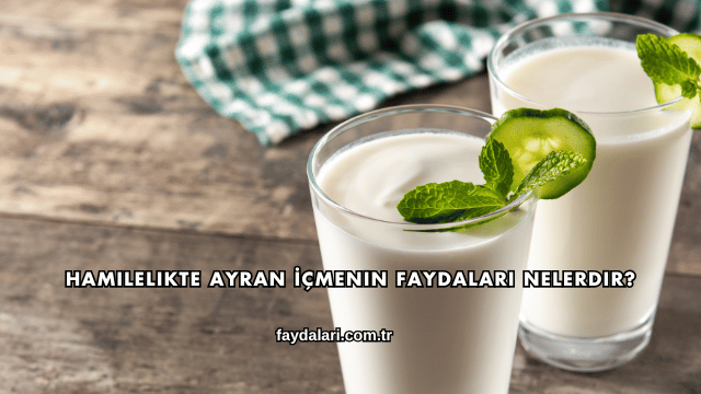 Hamilelikte Ayran İçmenin Faydaları Nelerdir?