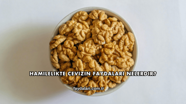 Hamilelikte Cevizin Faydaları Nelerdir?