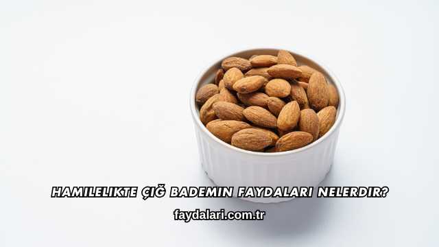 Hamilelikte Çiğ Bademin Faydaları Nelerdir?