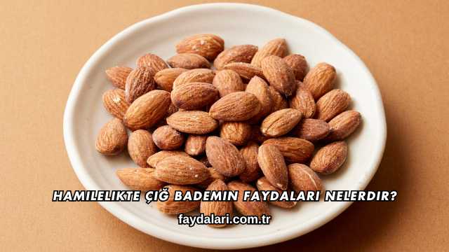 Hamilelikte Çiğ Bademin Faydaları Nelerdir?