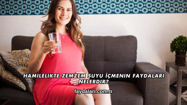 Hamilelikte Zemzem Suyu İçmenin Faydaları Nelerdir?