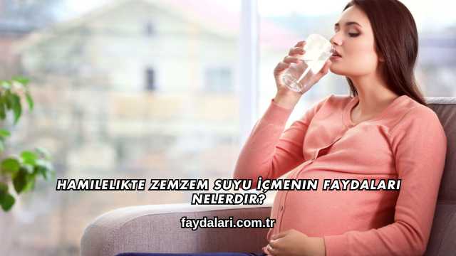Hamilelikte Zemzem Suyu İçmenin Faydaları Nelerdir?