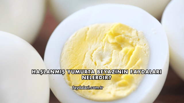 Haşlanmış Yumurta Beyazının Faydaları Nelerdir?