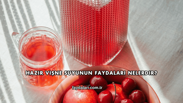 Hazır Vişne Suyunun Faydaları Nelerdir?