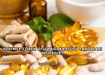 Hekimce Çörek Otu Yağı Kapsülü Faydaları Nelerdir?