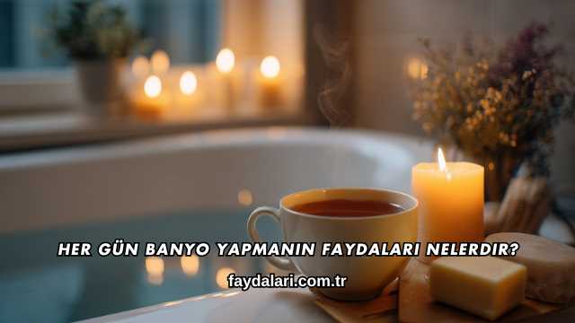 Her Gün Banyo Yapmanın Faydaları Nelerdir?
