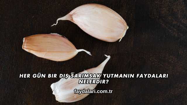 Her Gün Bir Diş Sarımsak Yutmanın Faydaları Nelerdir?