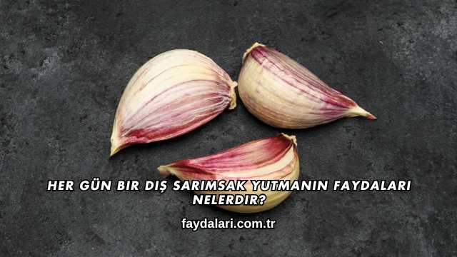 Her Gün Bir Diş Sarımsak Yutmanın Faydaları Nelerdir?