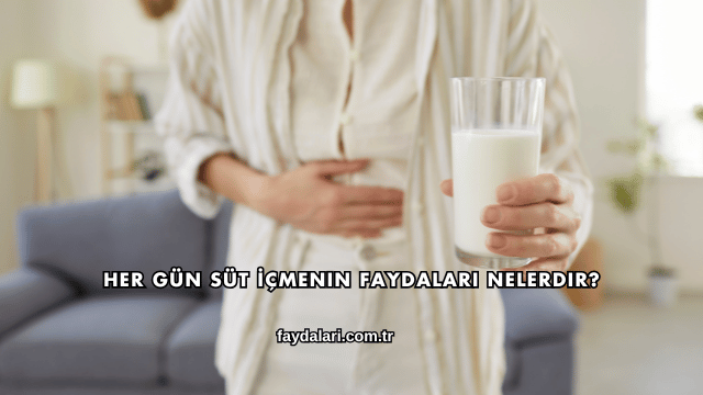 Her Gün Süt İçmenin Faydaları Nelerdir?