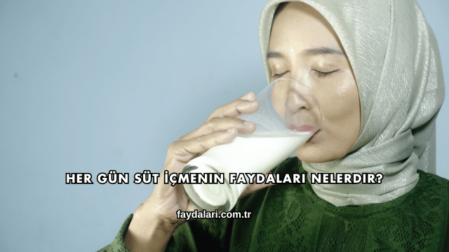 Her Gün Süt İçmenin Faydaları Nelerdir?