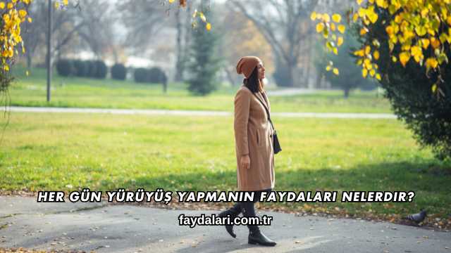 Her Gün Yürüyüş Yapmanın Faydaları Nelerdir?
