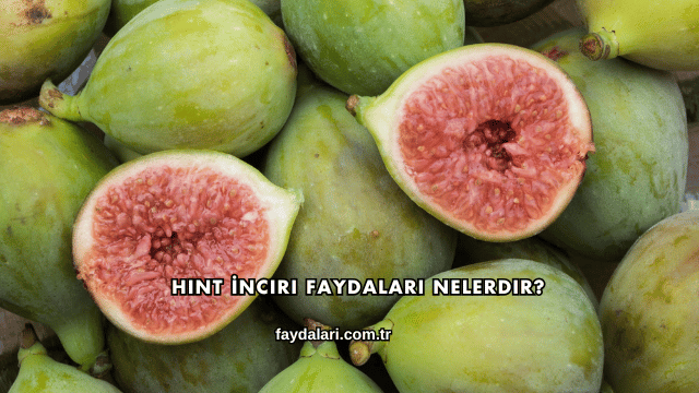 Hint İnciri Faydaları Nelerdir?