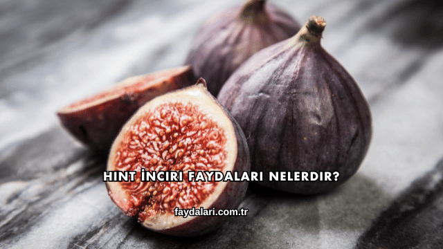 Hint İnciri Faydaları Nelerdir?
