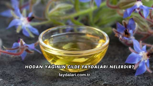 Hodan Yağının Cilde Faydaları Nelerdir?