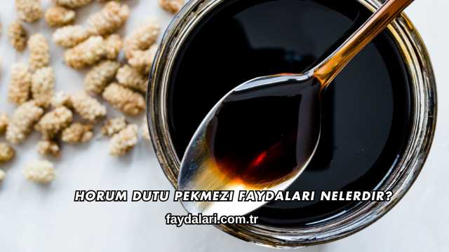 Horum Dutu Pekmezi Faydaları Nelerdir?