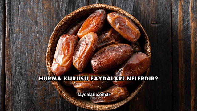 Hurma Kurusu Faydaları Nelerdir?