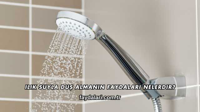 Ilık Suyla Duş Almanın Faydaları Nelerdir?
