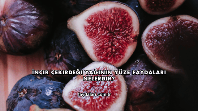 İncir Çekirdeği Yağının Yüze Faydaları Nelerdir?