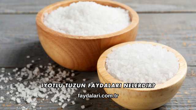 İyotlu Tuzun Faydaları Nelerdir?