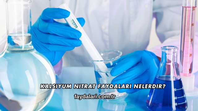 Kalsiyum Nitrat Faydaları Nelerdir?