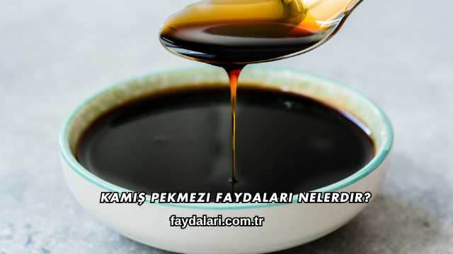Kamış Pekmezi Faydaları Nelerdir?