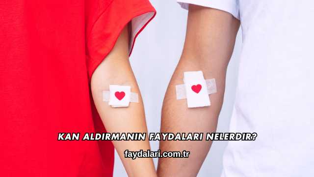 Kan Aldırmanın Faydaları Nelerdir?