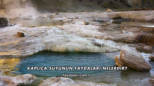 Kaplıca Suyunun Faydaları Nelerdir?