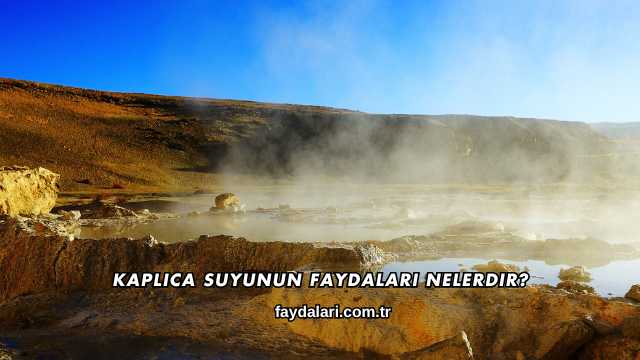 Kaplıca Suyunun Faydaları Nelerdir?